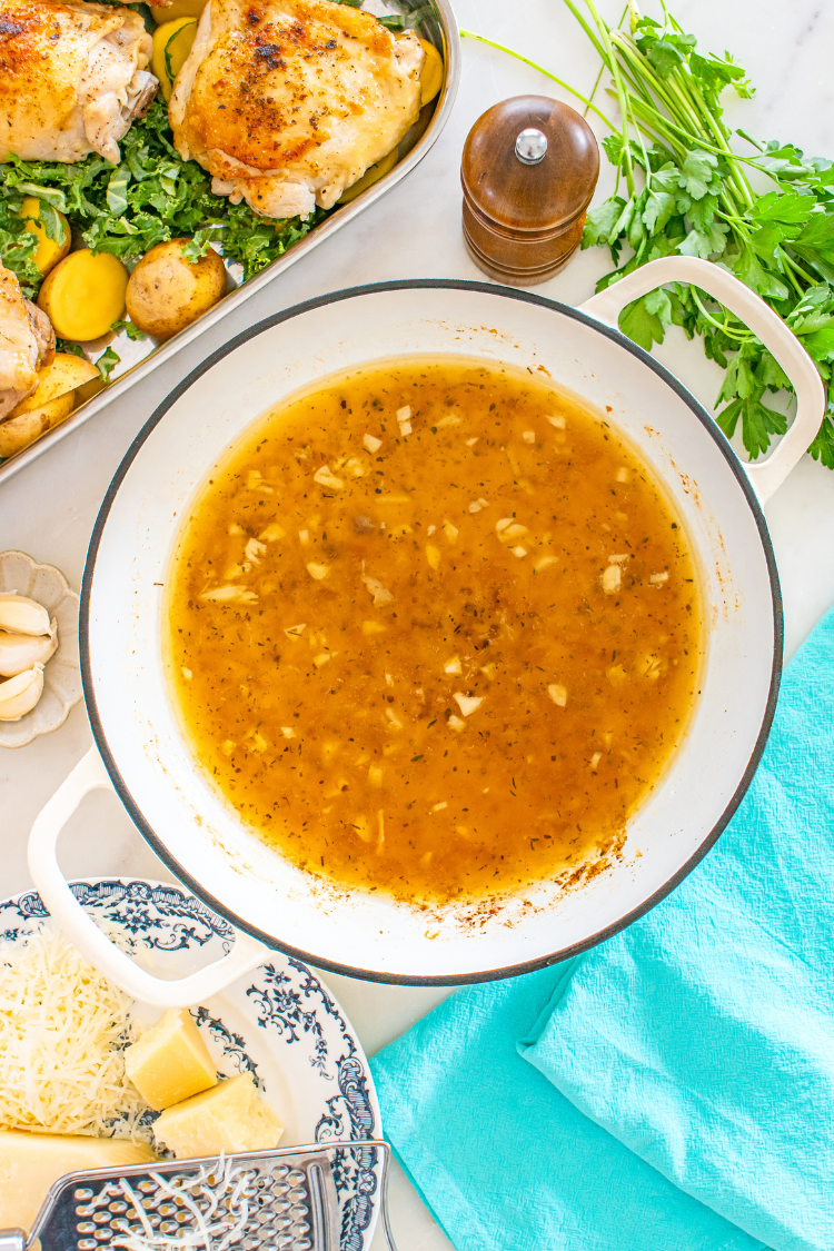 Exclusive Creamy Garlic Parmesan Chicken Thighs