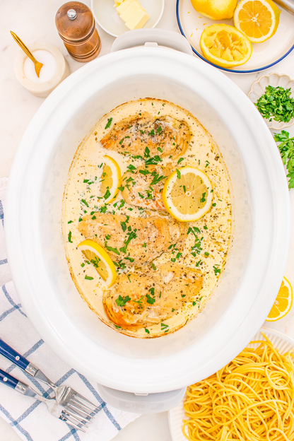 Exclusive Crockpot Creamy Lemon Chicken