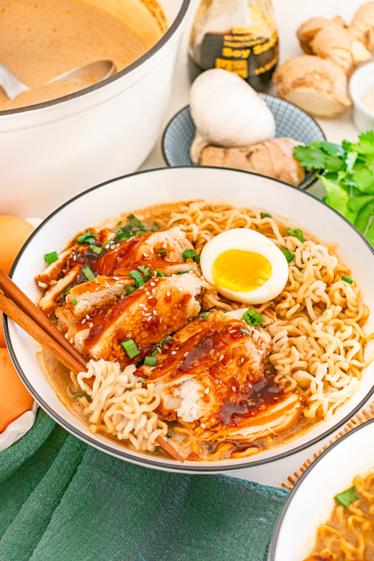 Exclusive Stovetop Teriyaki Chicken Ramen