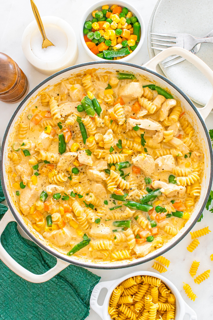 Exclusive Chicken Pot Pie Pasta
