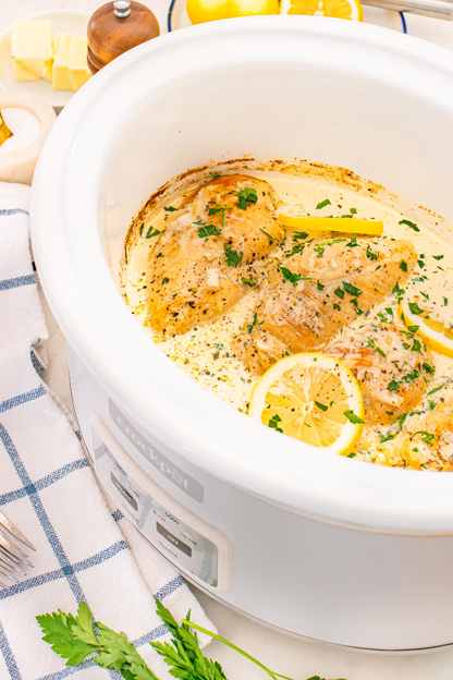 Exclusive Crockpot Creamy Lemon Chicken