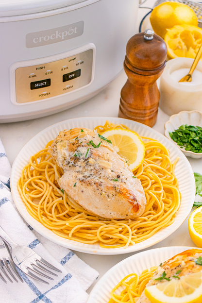 Exclusive Crockpot Creamy Lemon Chicken