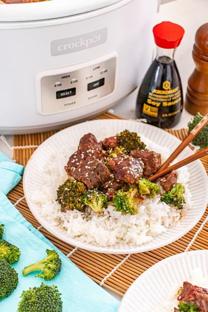 Exclusive Crockpot Beef and Broccoli