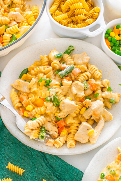 Exclusive Chicken Pot Pie Pasta