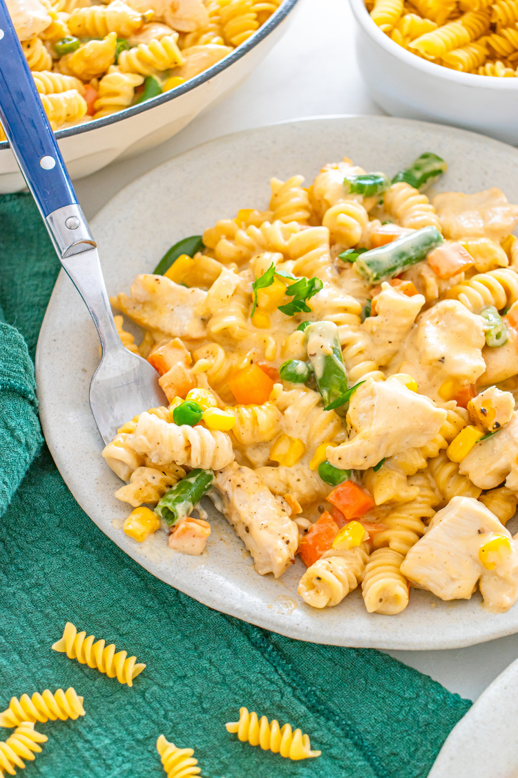 Exclusive Chicken Pot Pie Pasta