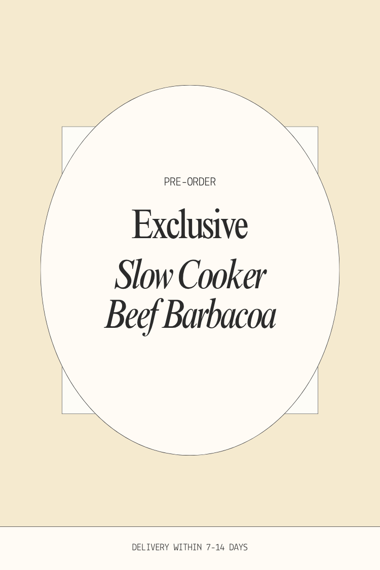 PRE-ORDER Crockpot Beef Barbacoa