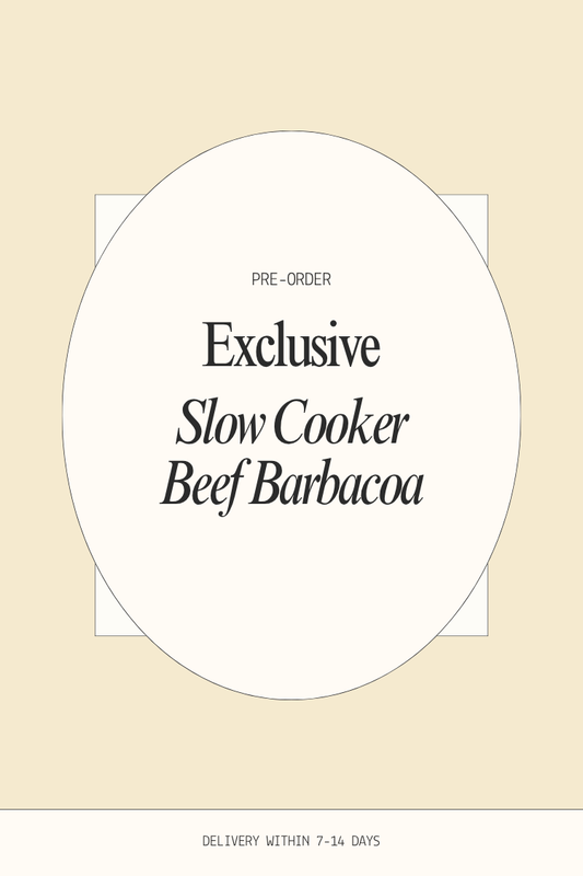 PRE-ORDER Crockpot Beef Barbacoa