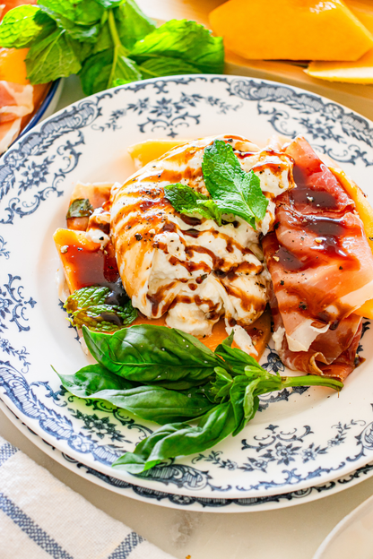 Exclusive Cantaloupe, Prosciutto, and Burrata Salad