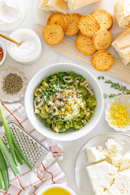 Exclusive Whipped Feta and Herby Olives Appetizer