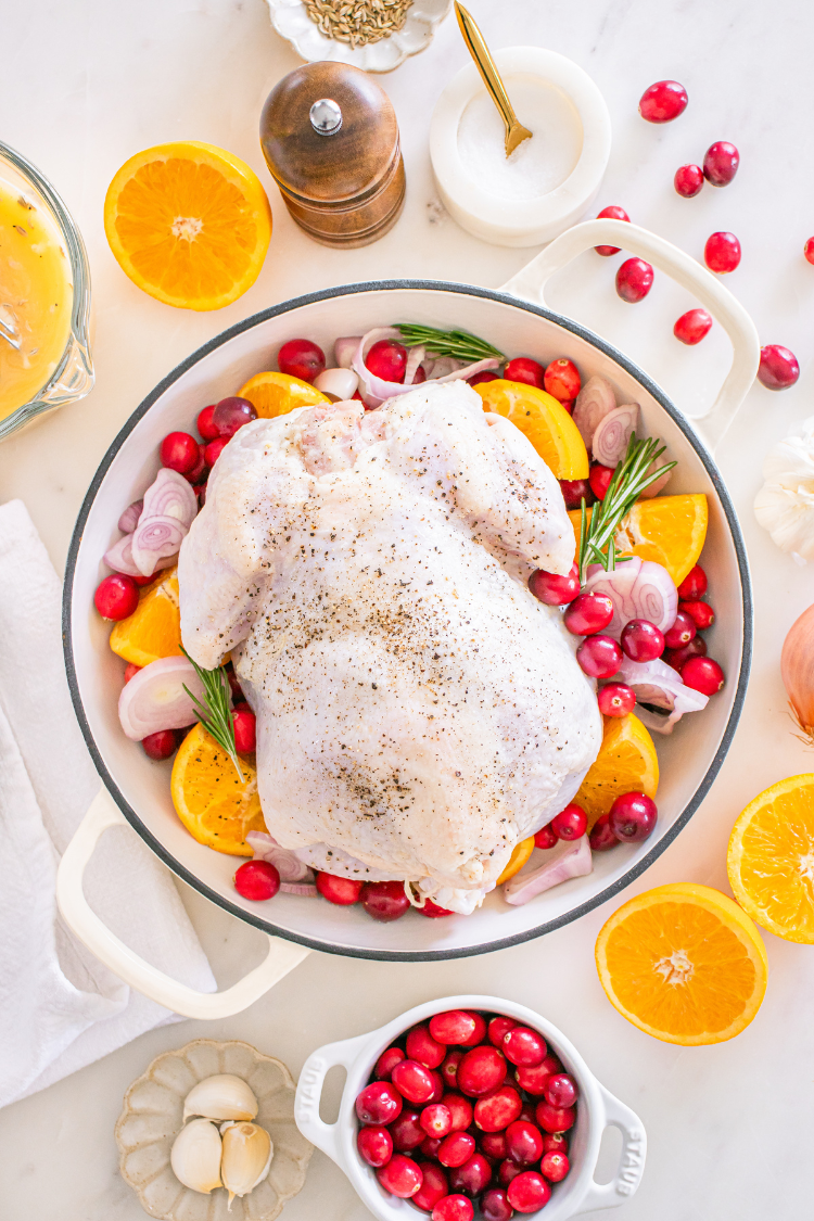 Exclusive Cranberry Orange Whole Roasted Chicken