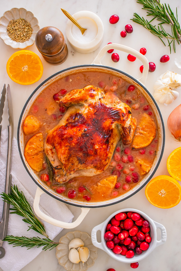 Exclusive Cranberry Orange Whole Roasted Chicken