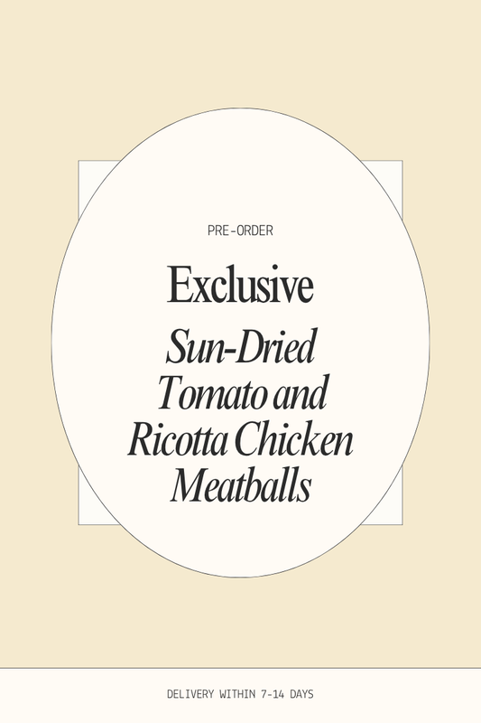 PRE-ORDER Sun-Dried Tomato and Ricotta Chicken Meatballs