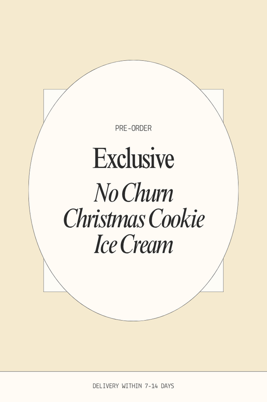 PRE-ORDER No Churn Christmas Cookie Ice Cream