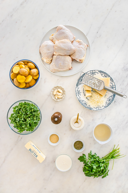 Exclusive Creamy Garlic Parmesan Chicken Thighs