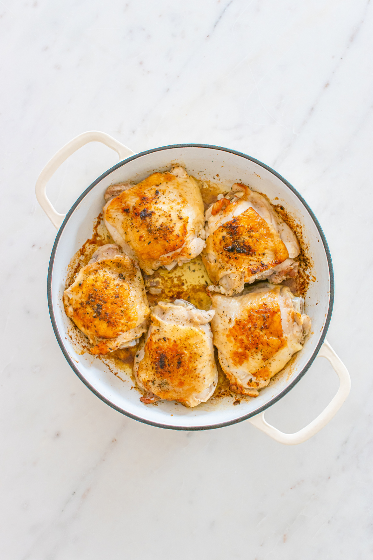 Exclusive Creamy Garlic Parmesan Chicken Thighs