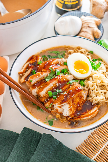 Exclusive Stovetop Teriyaki Chicken Ramen