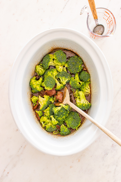 Exclusive Crockpot Beef and Broccoli