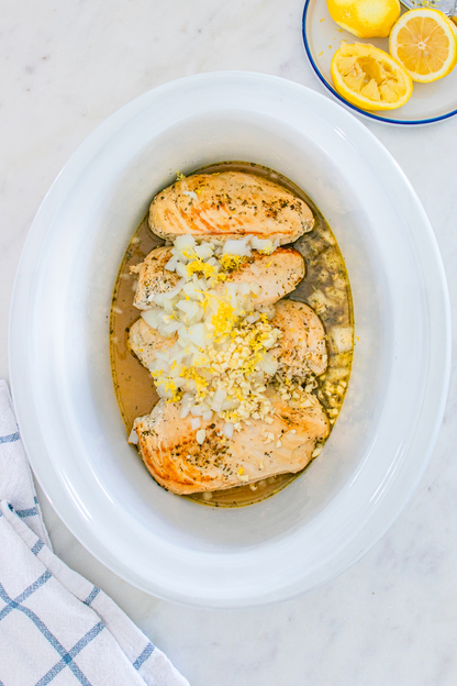 Exclusive Crockpot Creamy Lemon Chicken
