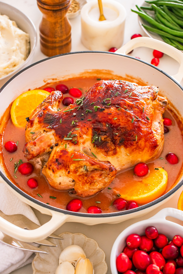 Exclusive Cranberry Orange Whole Roasted Chicken