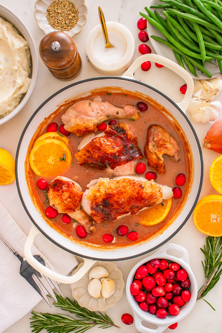 Exclusive Cranberry Orange Whole Roasted Chicken