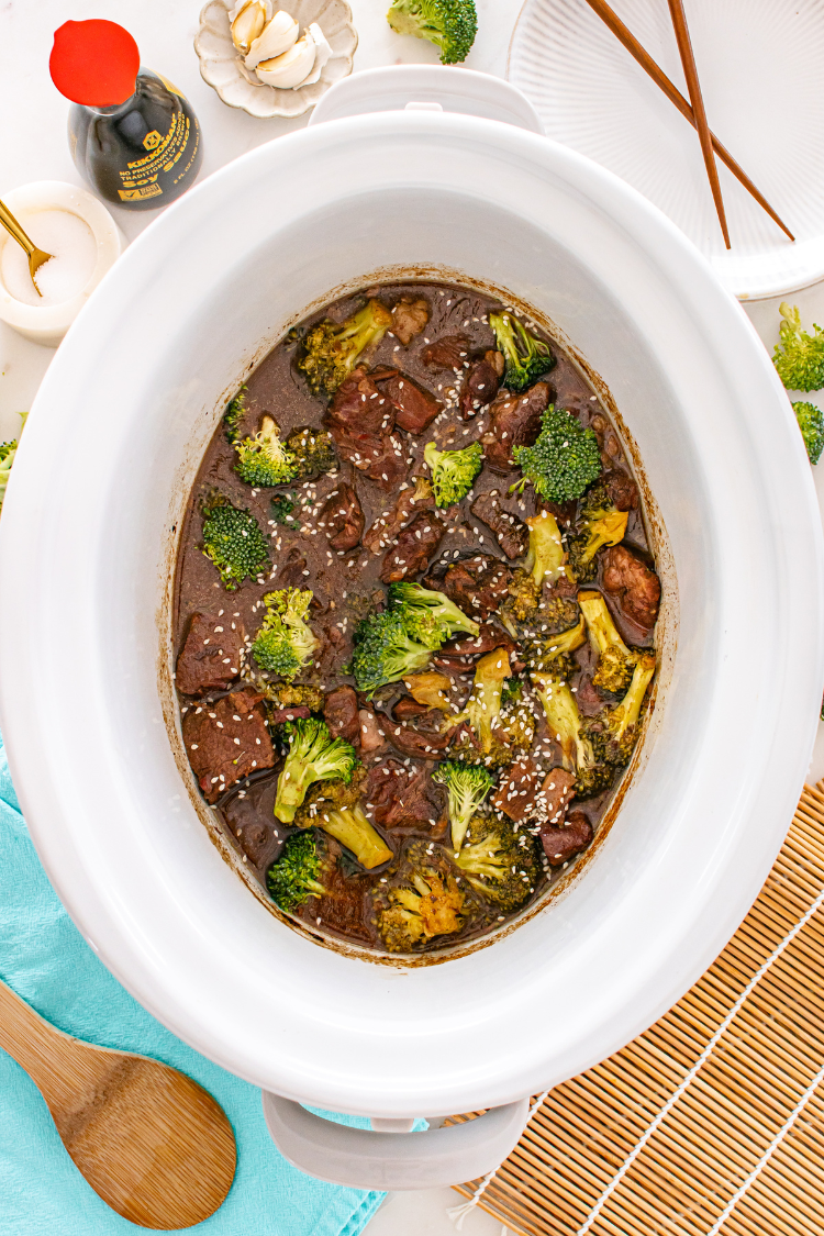 Exclusive Crockpot Beef and Broccoli