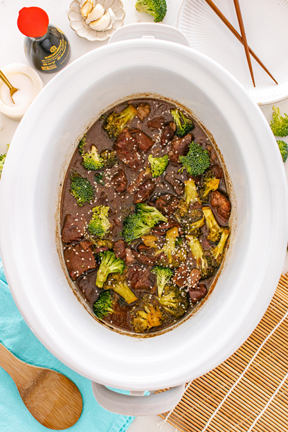 Exclusive Crockpot Beef and Broccoli