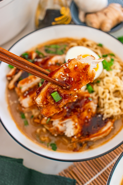 Exclusive Stovetop Teriyaki Chicken Ramen